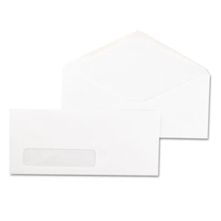 COOLCRAFTS Window Business Envelope- V-Flap- #10- White- 500/Box CO884527